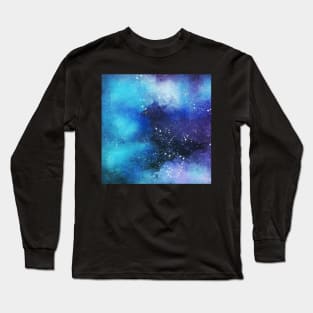 Night sky painting Long Sleeve T-Shirt